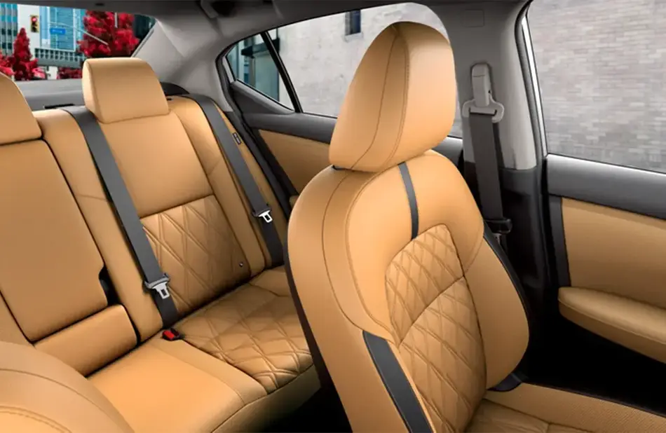 Bancos do Nissan Sentra 2026 em acabamento premium